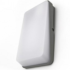 Φωτιστικό Απλίκα LED 9W 230V 720Lm 3000K Θερμό Φως Αλουμινίου Γκρι IP54 3-89586